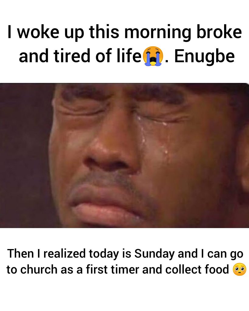 How I got kicked out from church today because of food broke1
