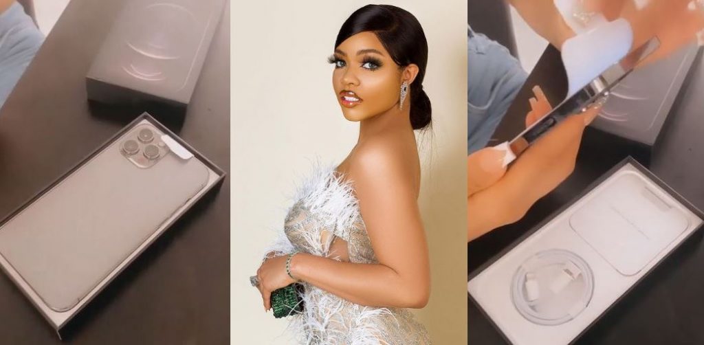 BBNaija Nengi receives IPhone 12 as gift from unknown fan noo4