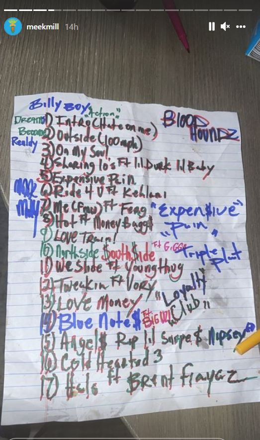Expensive Pain album tracklist by Meek Mill