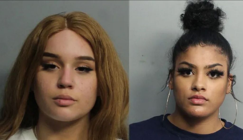 Two women accused of drugging, robbing Miami Beach tourist. Elizabeth Labbe and Kimberly Lebron-Martinez