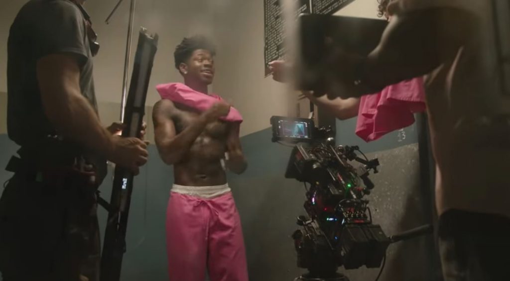 Lil Nas X industry baby behind the scenes (bts)