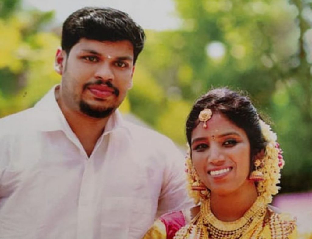 Sooraj Kumar and wife uthra