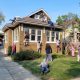 Zombie attack halloween house