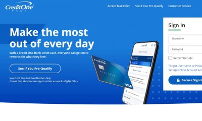 Credit One Bank Online Banking Login