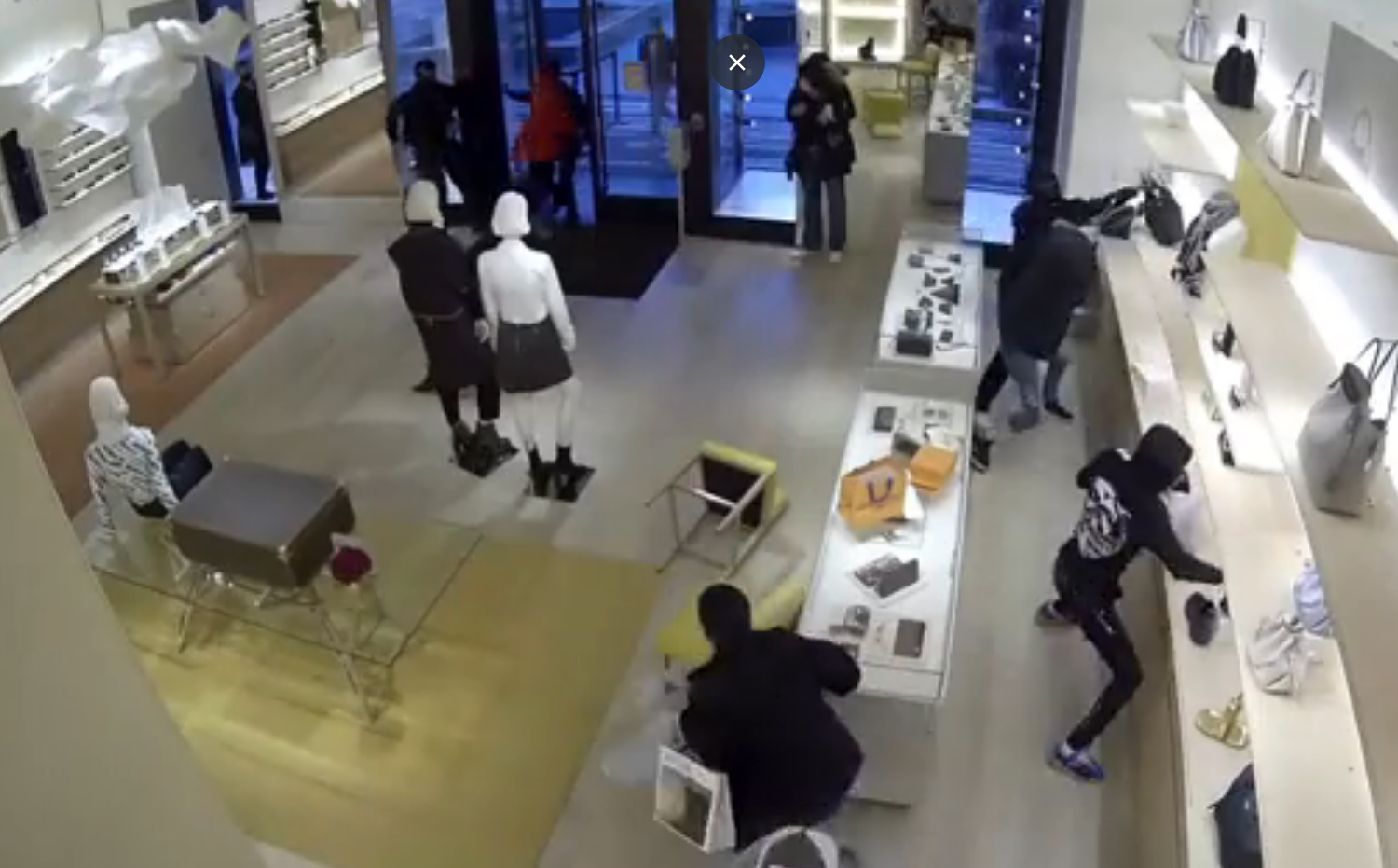 Louis Vuitton robbery