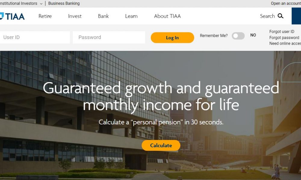 TIAA CREF account