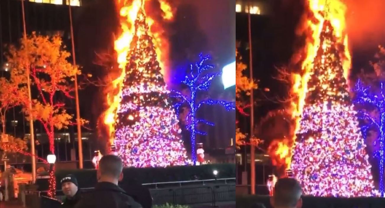 Fox News Christmas Tree fire