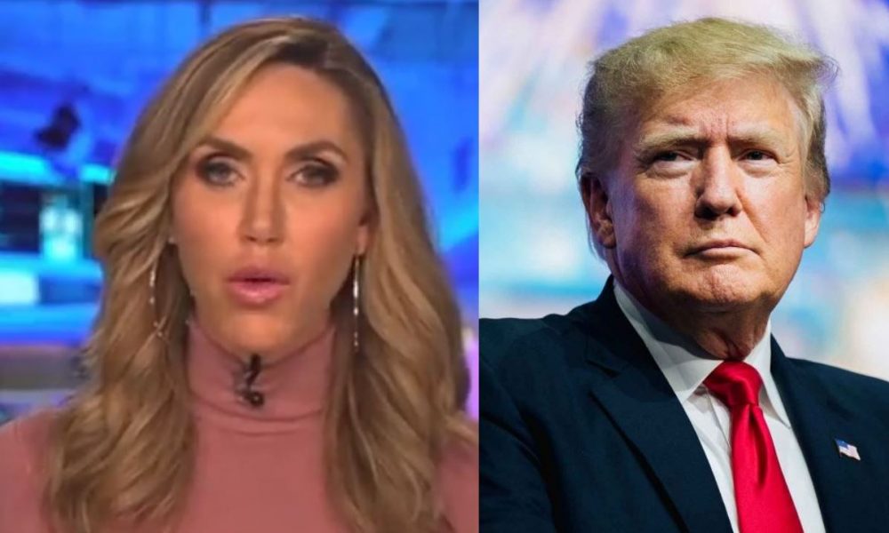 Lara Trump and trump picture