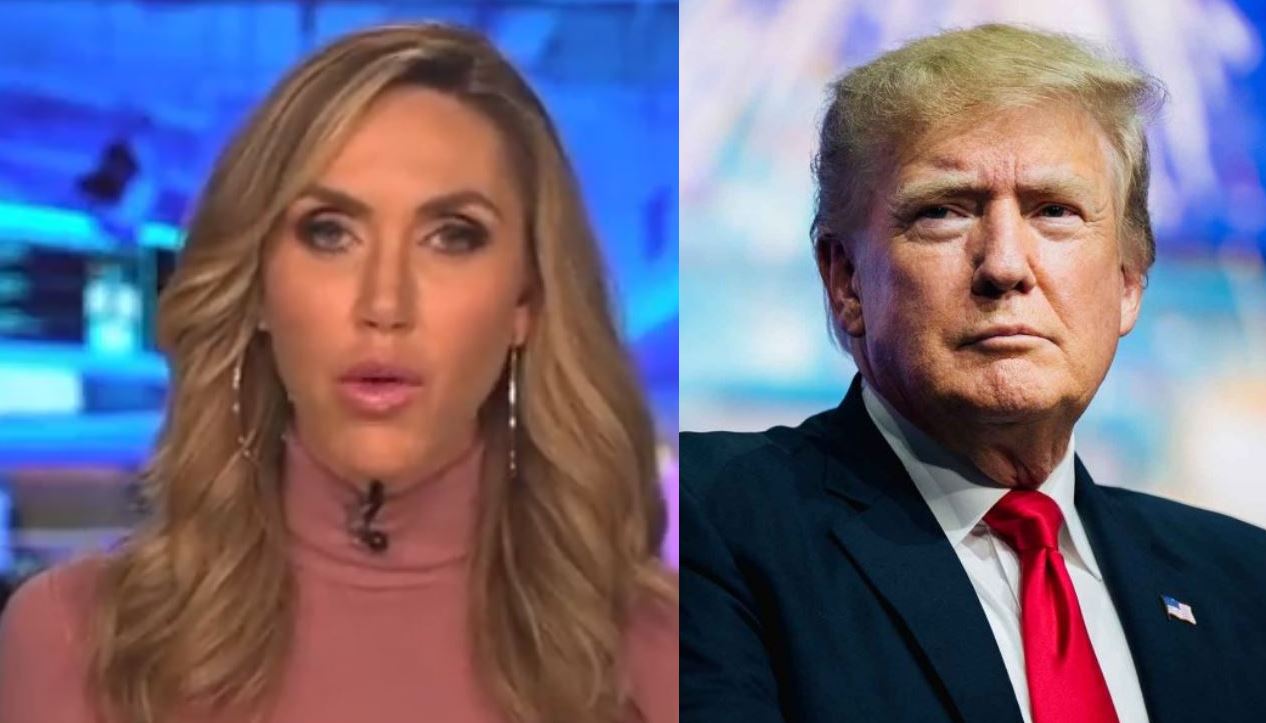 Lara Trump and trump picture