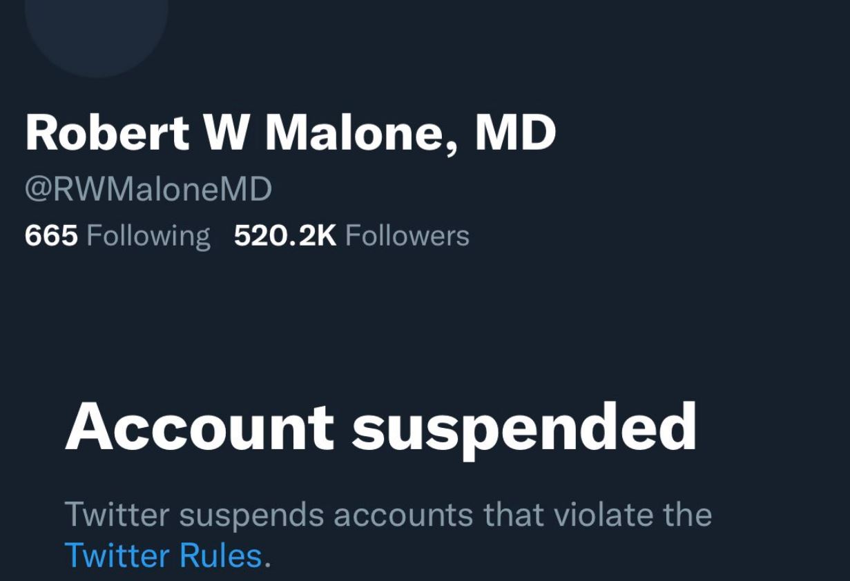 Robert W Malone Twitter