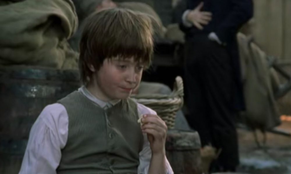 Harry Potter eating
