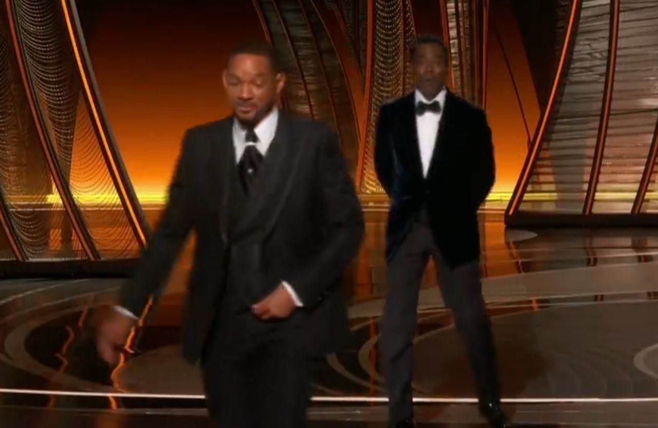 will smith slapping chris rock meme