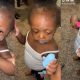 Baby Uses Chalk