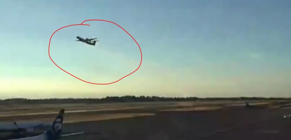 Richard "Sky King" Russell plane takeoff