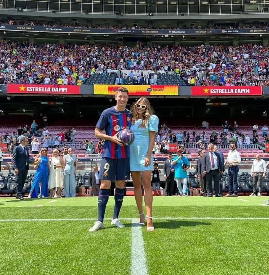 Lewandowski and wife