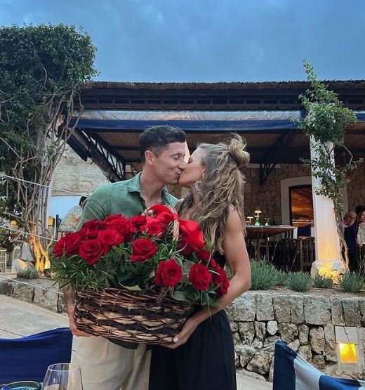 Lewandowski and wife