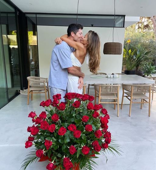 Lewandowski and wife
