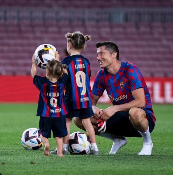 Lewandowski and his kids