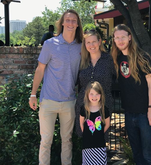 Trevor Lawrence and his family