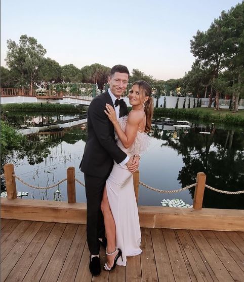 Lewandowski and wife
