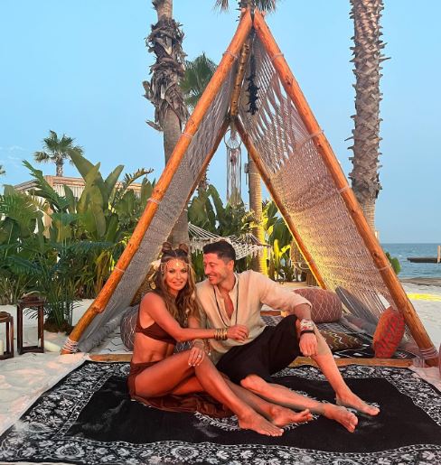 Lewandowski and wife