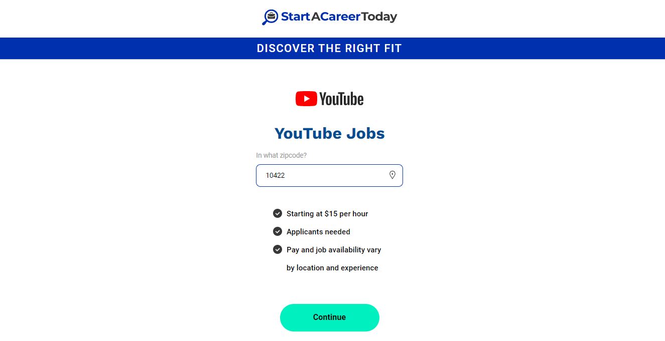 Workatyoutube.com website