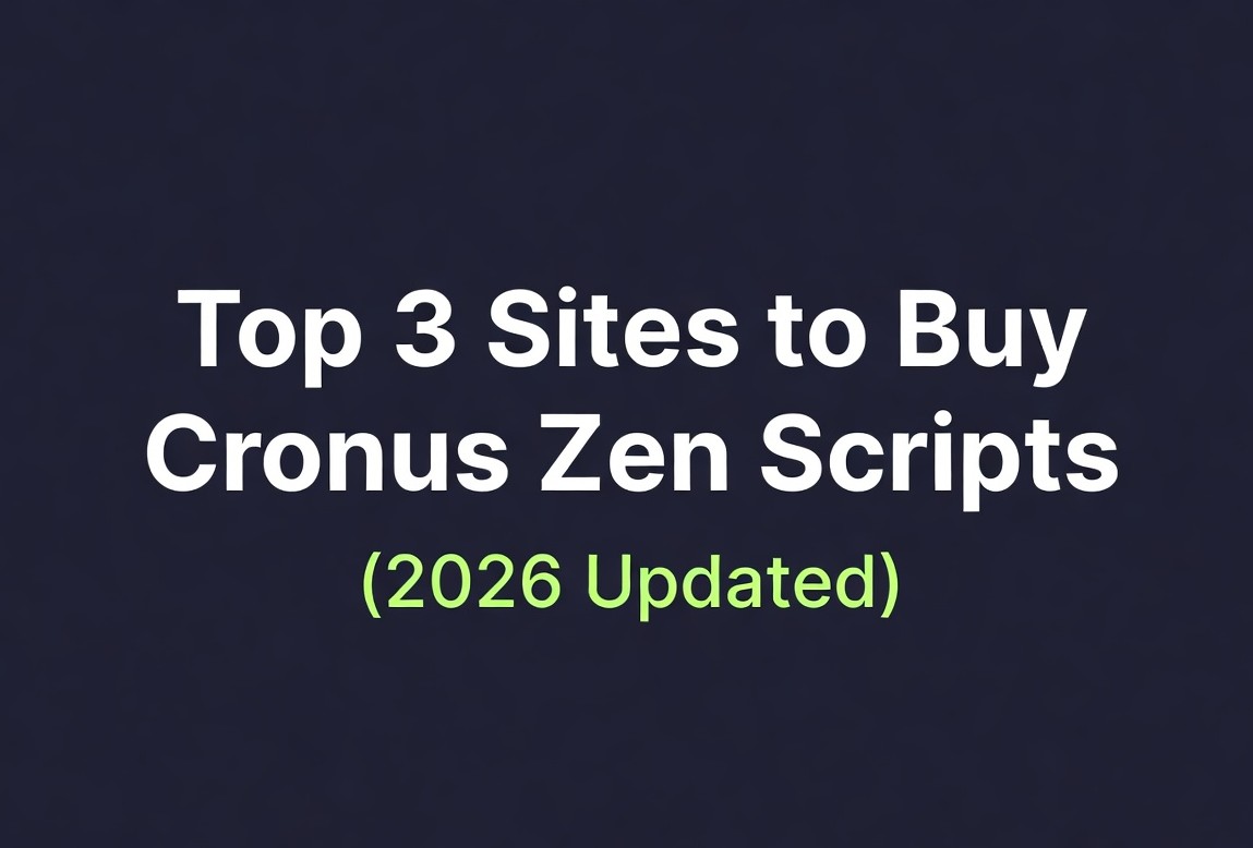 Top 3 Sites to Buy Cronus Zen Scripts (2026 Updated)
